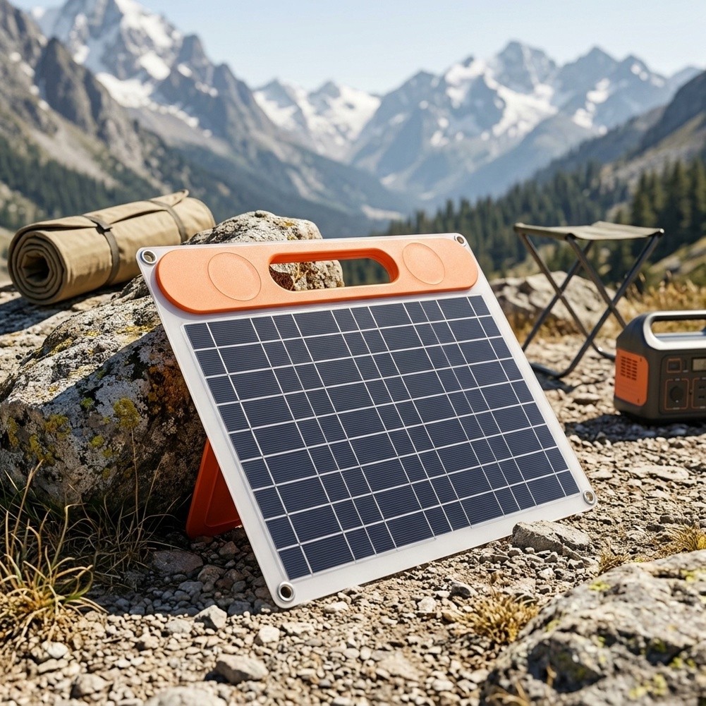 Folding Solar Panel - Pannello solare monocristallino da 30 W,