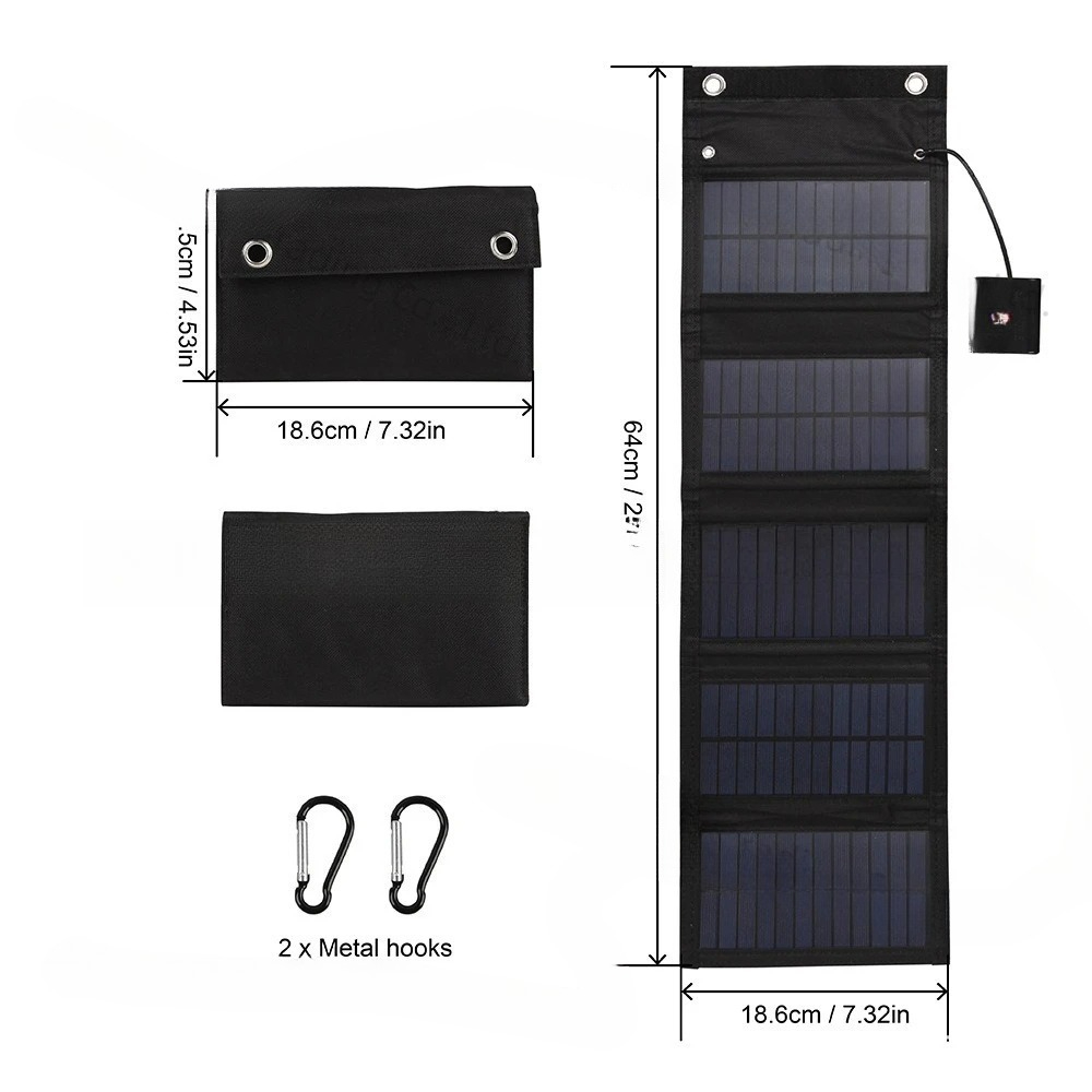 Caricatore solare pieghevole p - Folding Solar Panel recensione e prezzo